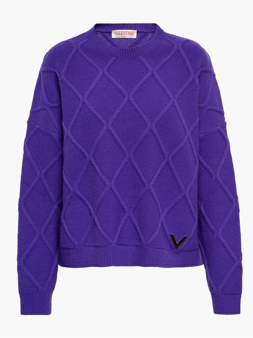 Valentino Logo Plaque Jumper